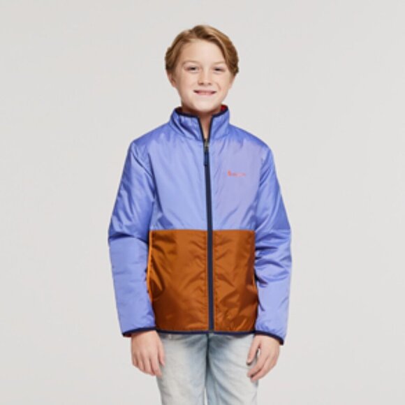 Cotopaxi Kid's Small Teca Cálido Jacket Sandwich Blue NWT Reflective Reversible - Picture 7 of 8